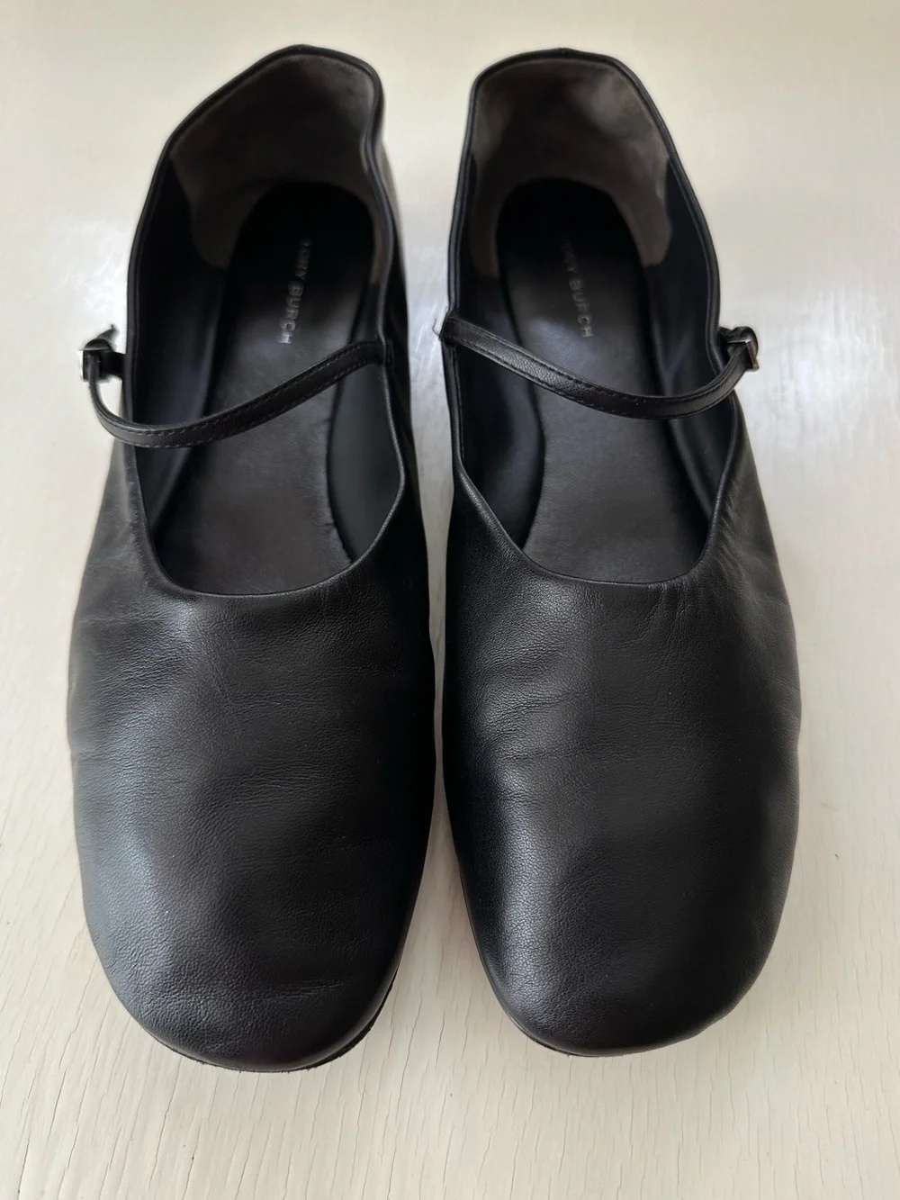 Tory Burch Black Mary Jane Ballet Flats Sz 9.5